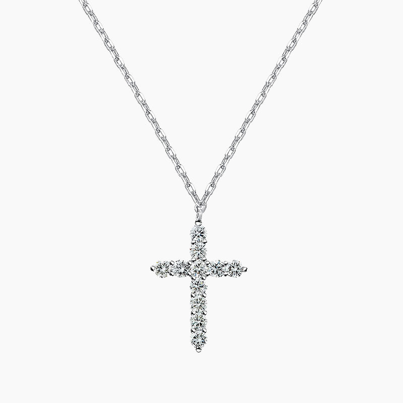cross necklace, S925 cross pendant necklace, Eamti silver necklaces, silver pendant necklace, amulet necklace