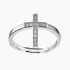 cross ring, s925 cross ring, sterling silver cross ring, cross ring for man, mans cross ring, eternity ring band, silver eternity ring, amulet ring
