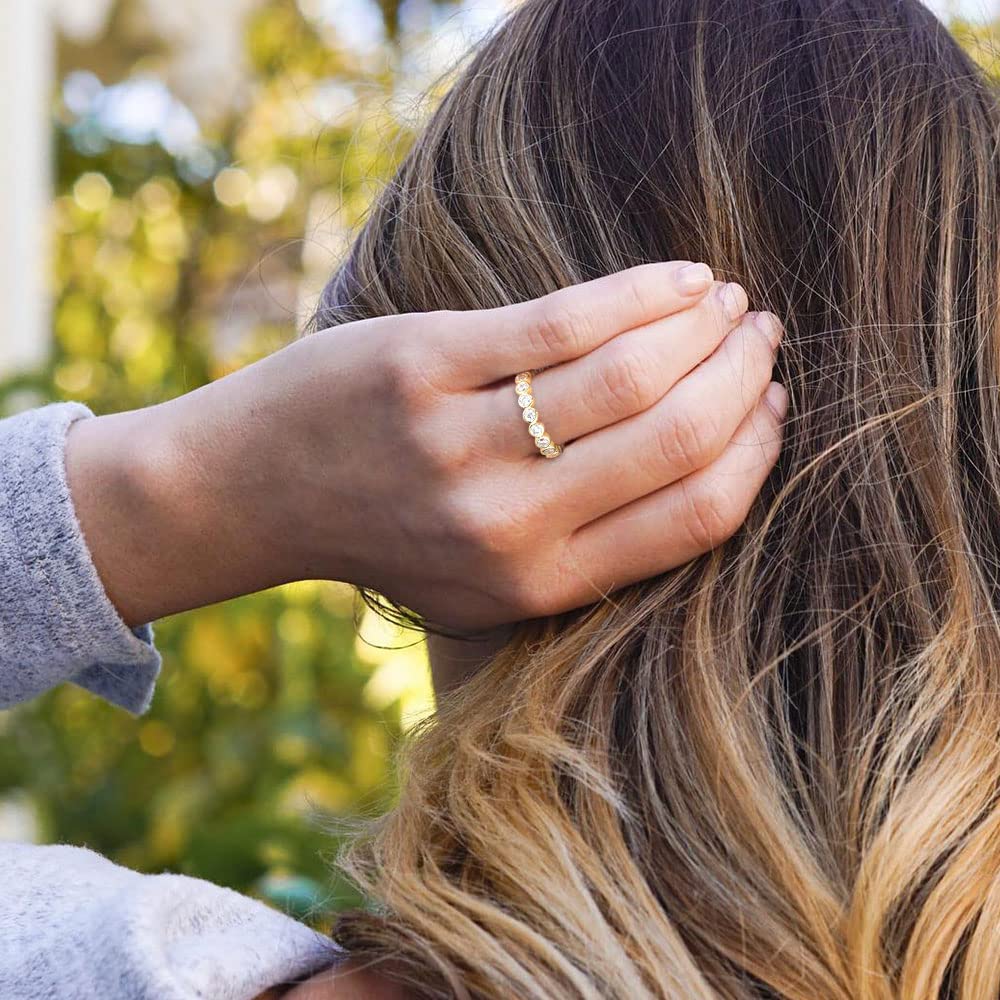 wedding band for women, s925 eternity rings, round cut eternity ring, sterling silver wedding band, round cut, s925 wedding band