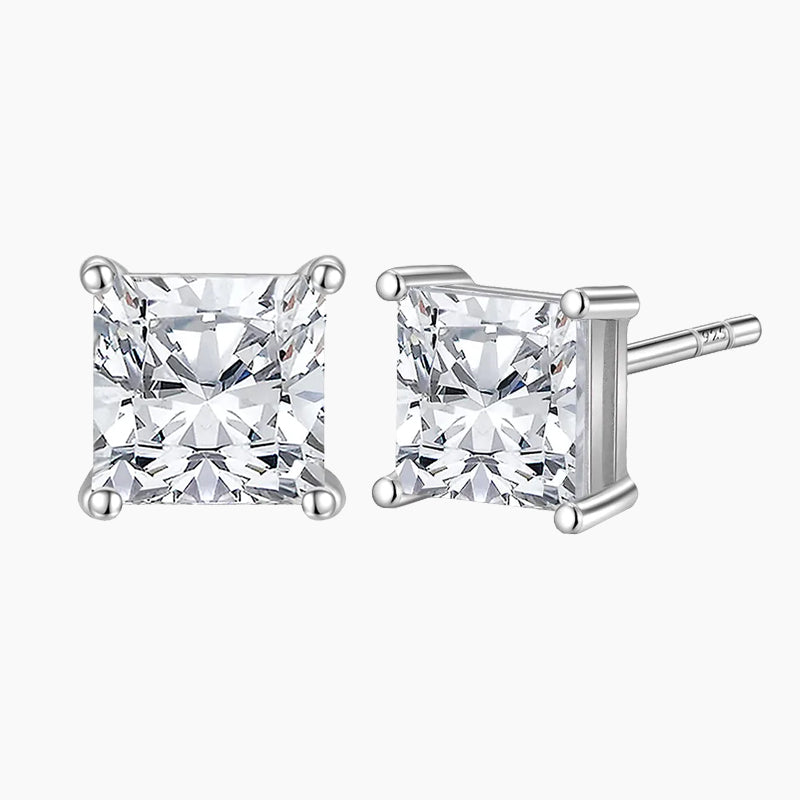 post earrings, s925 silver earrings, solitaire earrings, cubic zirconia earrings for women, cz s925 earrings