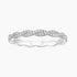 sterling silver rings; twisted eternity rings; Eamti; woven ring