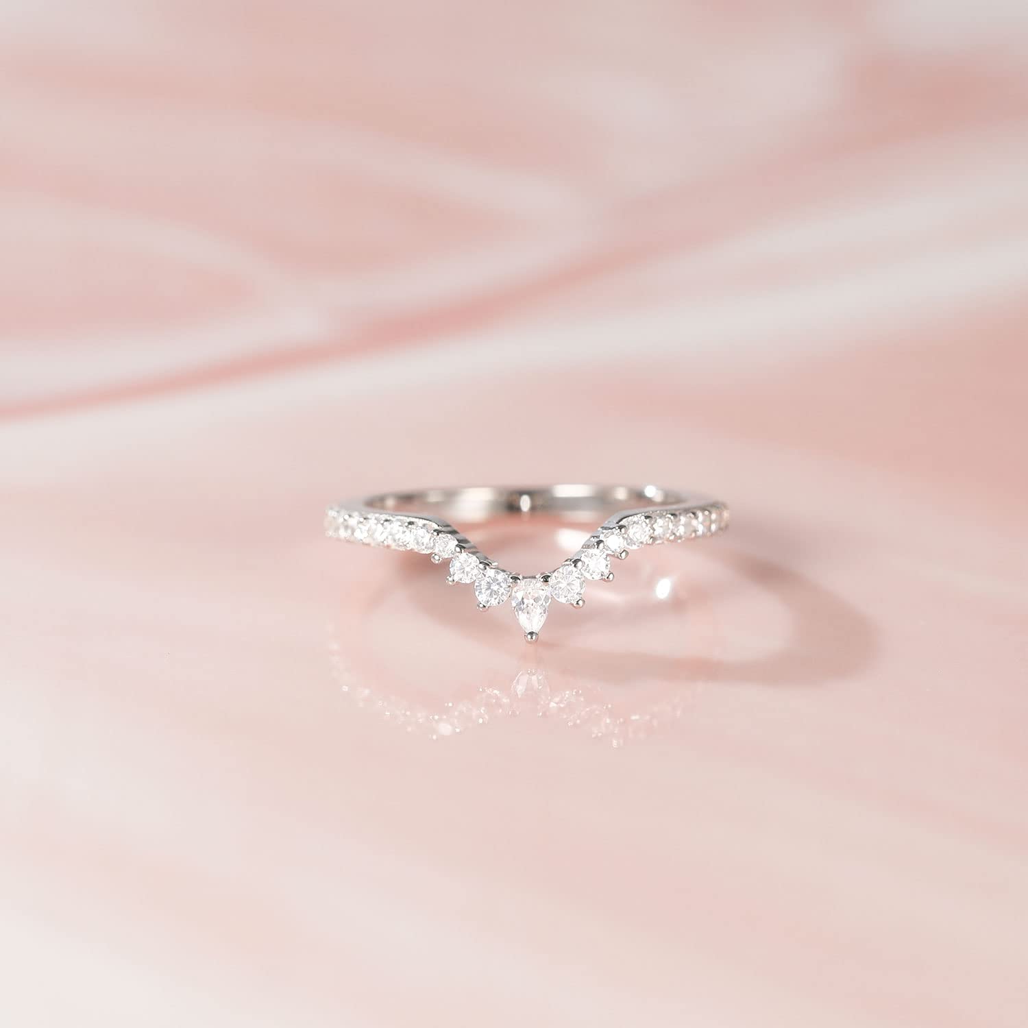 pear quality rings; women's rings; everyday rings for her;