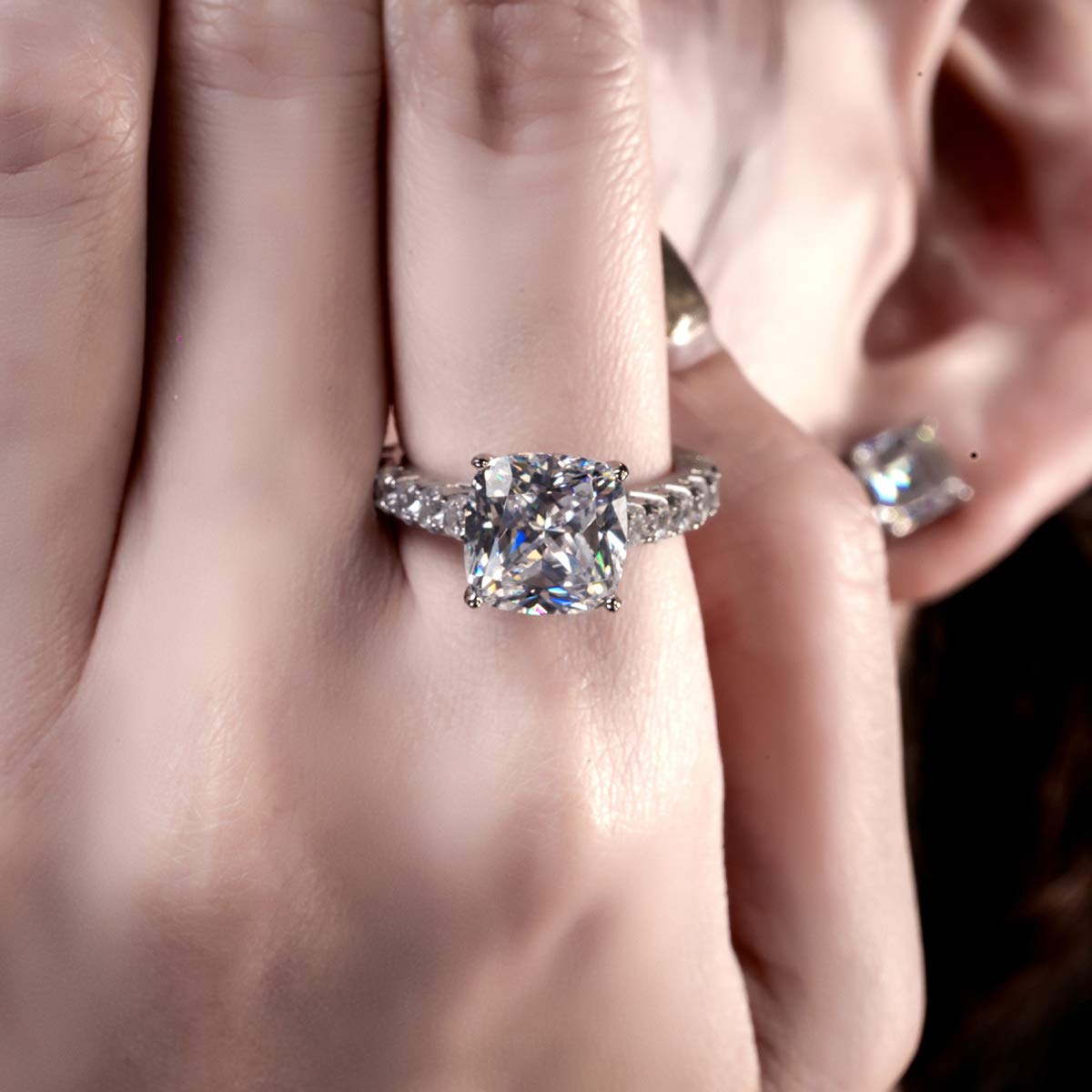 princess cut ring, travel ring under $50, cheap wedding under $50, cheap cubic zirconia rings, silver cz ring, cheap cubic zirconia engagement ring, princess ring