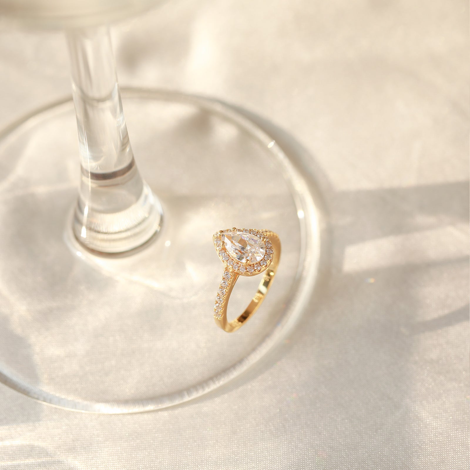 gold wedding rings, teardrop rings, cz bridal ring sets, cheap bridal ring sets, sterling silver bridal ring sets, 2ct wedding rings