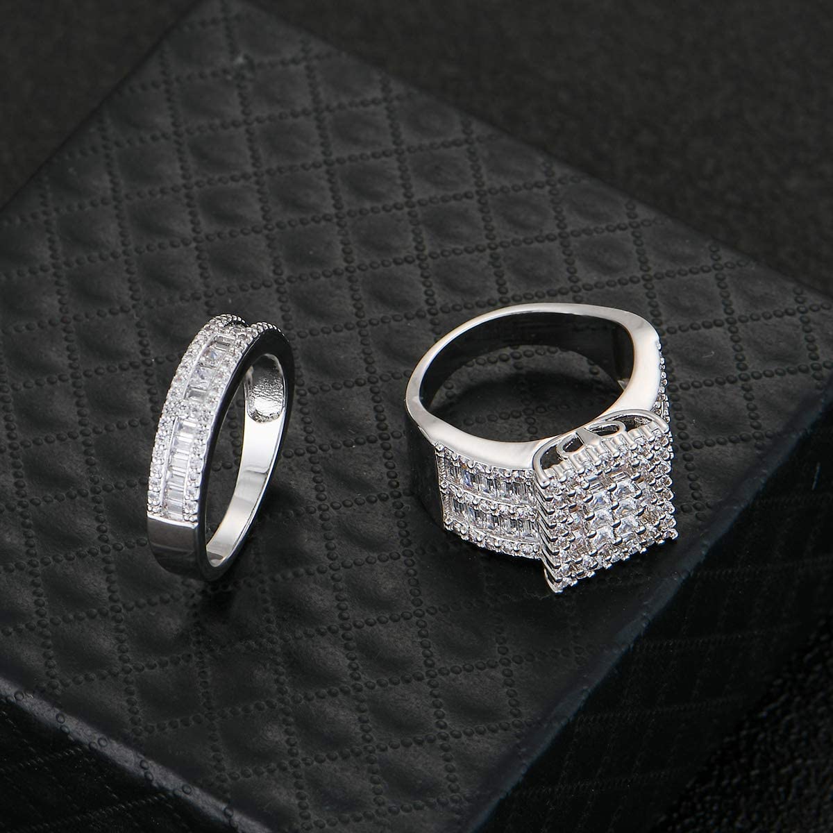 cubic zirconia rings; stunning wedding rings for women; Eamti;