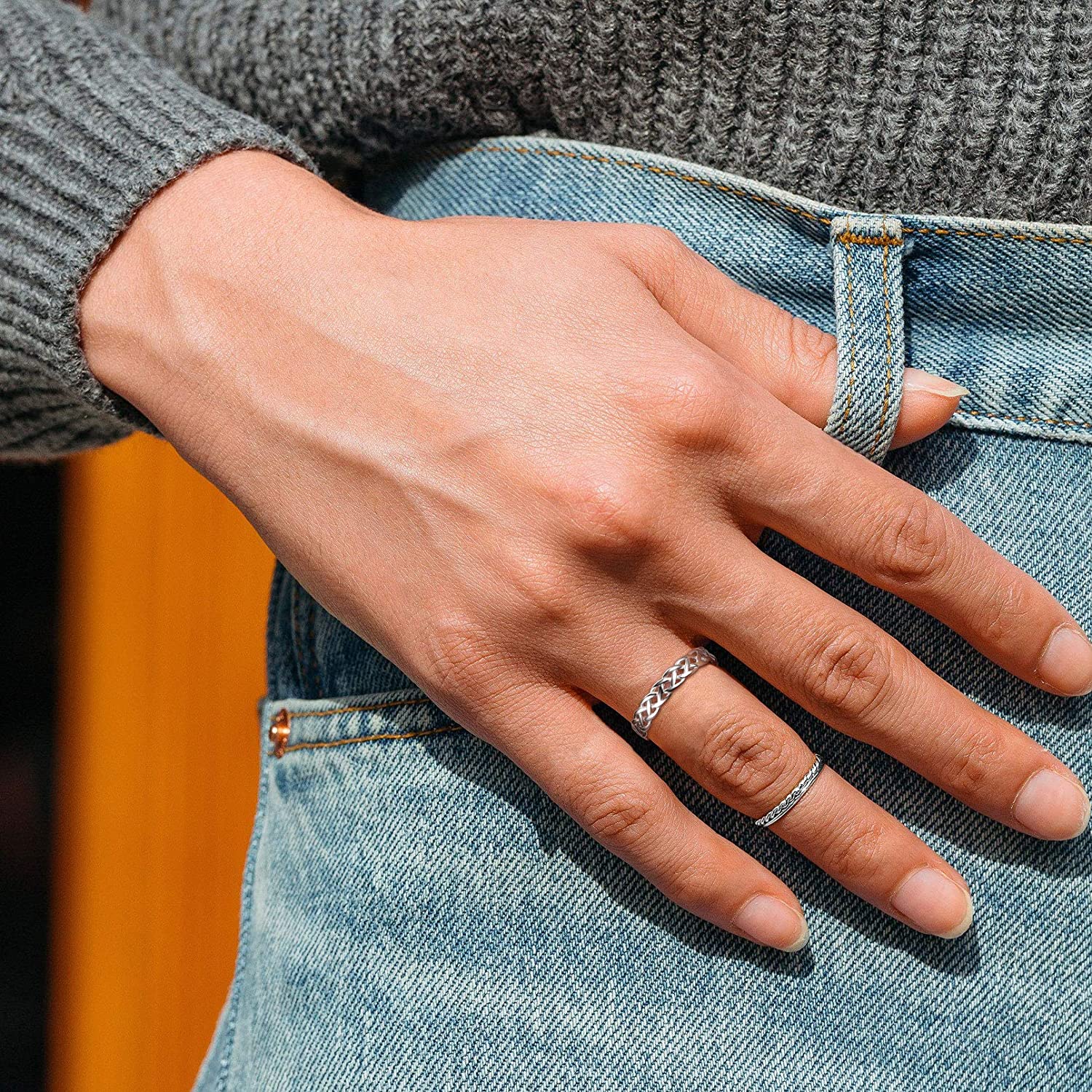 eternity wedding rings, simple wedding rings, inexpensive promise ring, cheap wedding rings for him, cheap wedding rings for men, twist silver ring, s925 twist rings