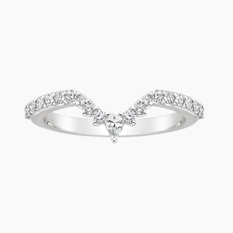 pear quality rings; women's rings; everyday rings for her; crown rings, cubic zirconia ring, stackable ring, affordable jewelry for woman, cheap ring under $50, sterling silver wedding ring