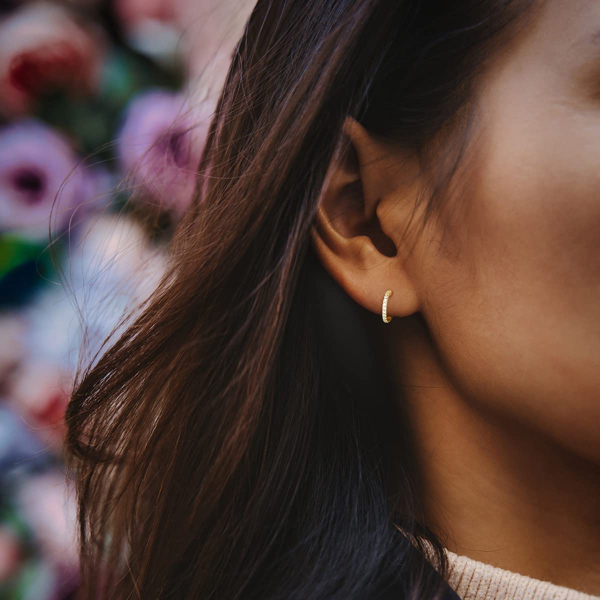 high quality jewelry; huggie earrings; Eamti;