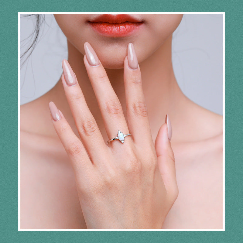 cubic zirconia wedding rings, opal ring, affordable engagement rings