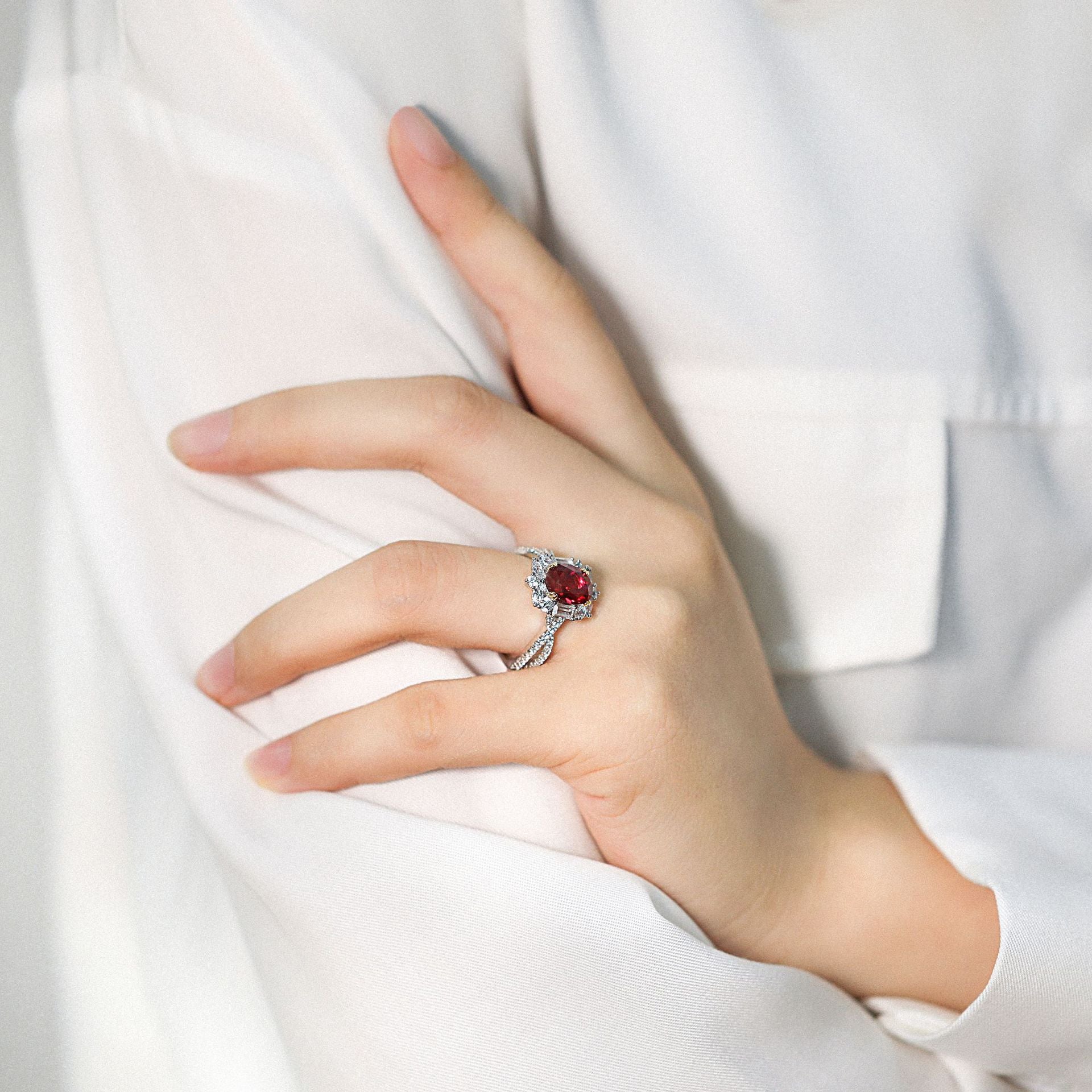 infinity ring, affordable wedding rings, good cheap engagement rings, Eamti, cubic zirconia ring