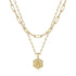 initial necklace, gold plated initial necklace, fashion necklace for women