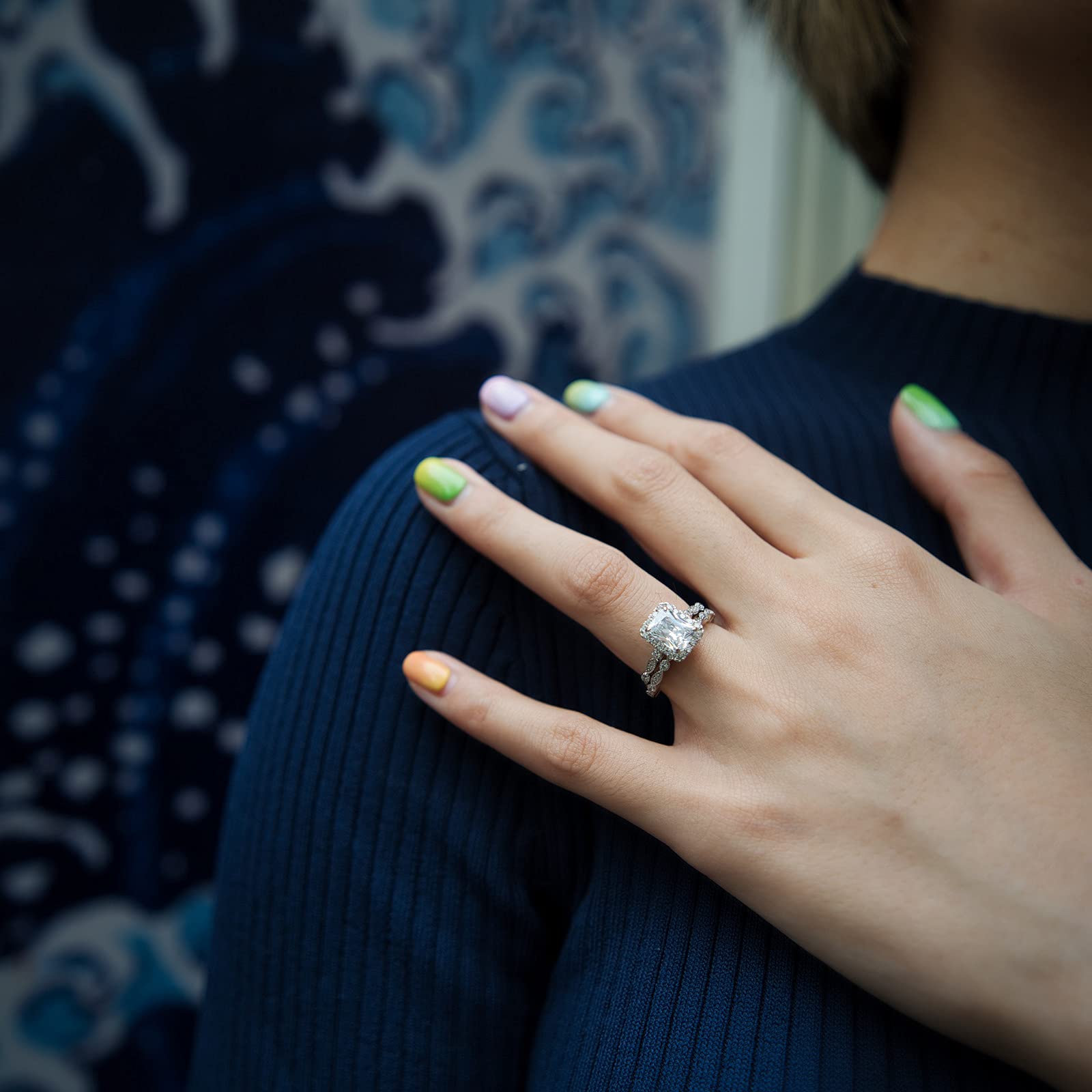 cheap wedding ring sets, vintage wedding ring sets, ring couple set, cheap bridal ring sets, sterling silver bridal set rings