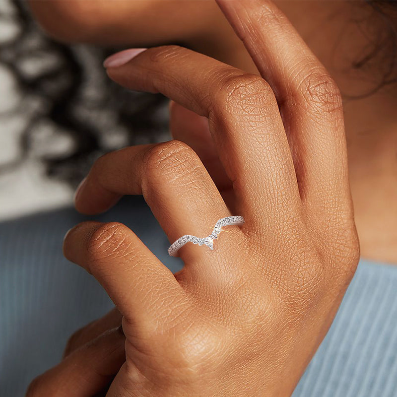 pear quality rings; women's rings; everyday rings for her;