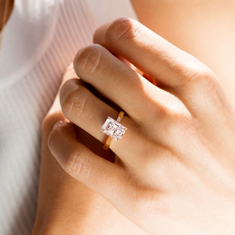 radiant cut engagement rings, radiant cut, radiant diamond, radiant cut diamond ring, radiant cut ring, radiant diamond ring, 3 carat radiant cut diamond ring, cubic zirconia engagement rings, cubic zirconia wedding rings