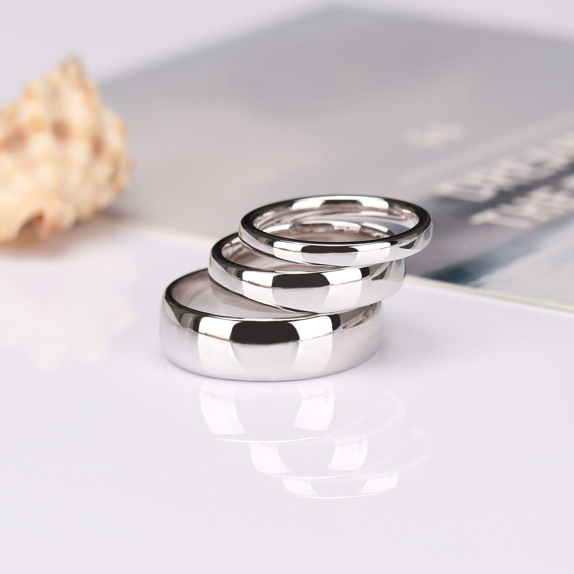 6mm rings; pure dome wedding rings; Eamti, mens band rings, s925 pure band ring, band rings for men, sterling silver band ring